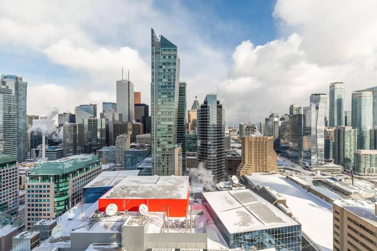 Stunning Views Of Downtown - Luxury High Rise With King Bed! Villa Toronto Eksteriør bilde