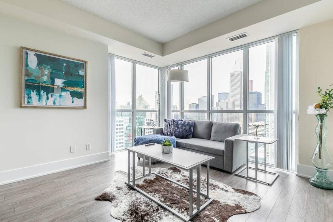 Stunning Views Of Downtown - Luxury High Rise With King Bed! Villa Toronto Eksteriør bilde