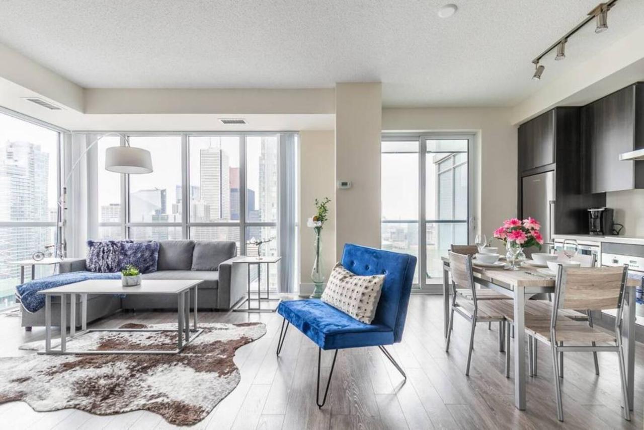 Stunning Views Of Downtown - Luxury High Rise With King Bed! Villa Toronto Eksteriør bilde